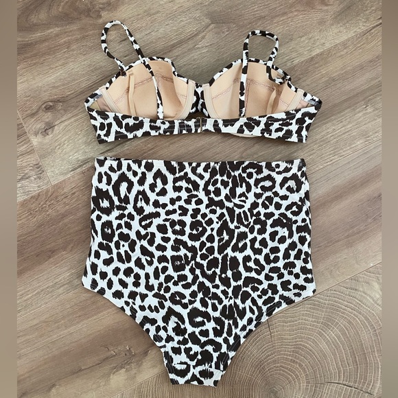 J.Crew high waisted leopard bikini (S/34A) - Picture 2 of 4